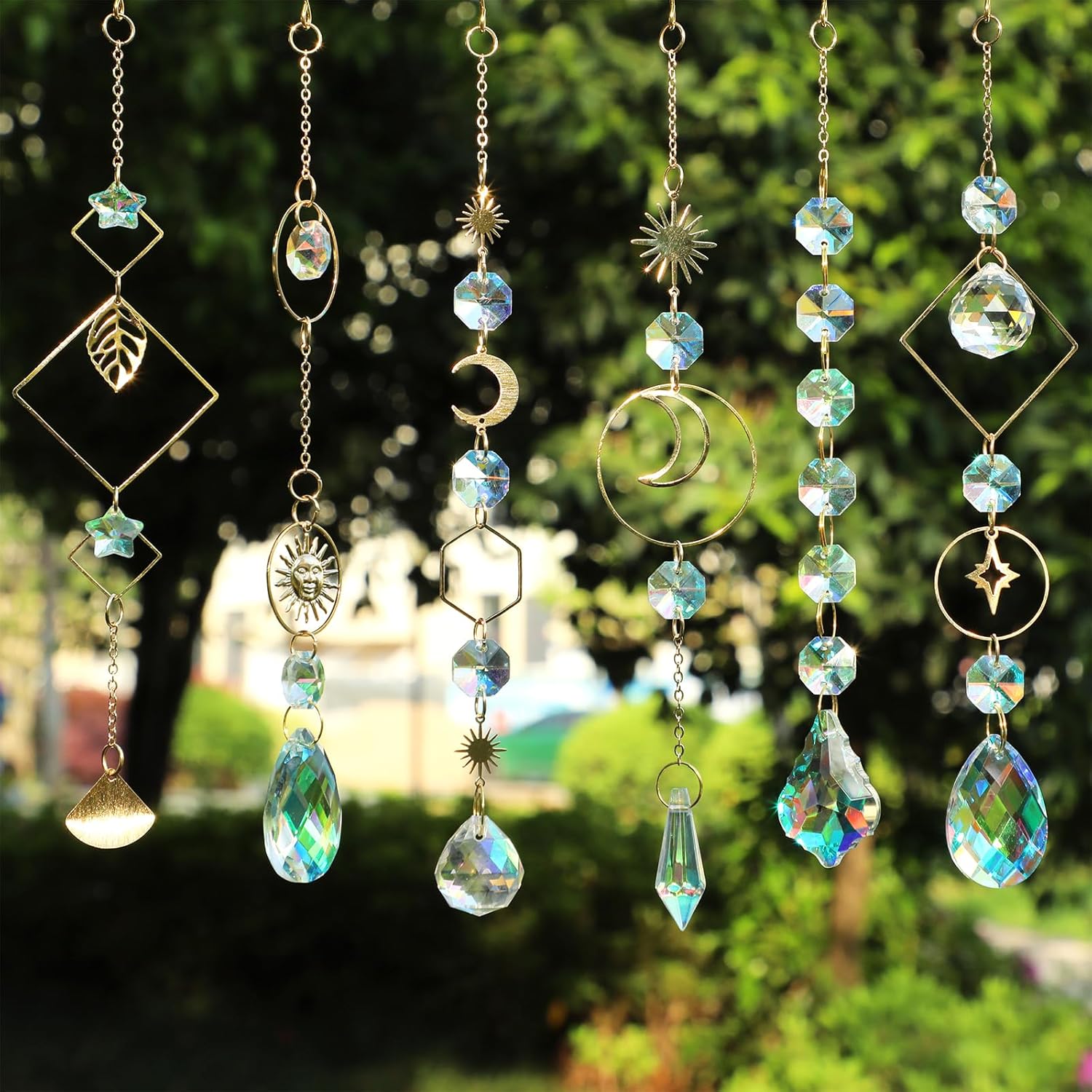 DIY Suncatchers, 400pcs Sun Catchers Supplies Kit Art and Crafts for Adults | Decorative Hanging Prism Suncatcher with Crystals Beads Ball Rainbow Maker for Indoor Windows Office Home Decor - Image 6