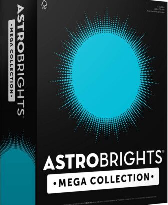 Astrobrights Mega Collection, Colored Paper, Bright Blue, 625 Sheets, 24 lb/89 gsm, 8.5" x 11" - MORE SHEETS! (91621)