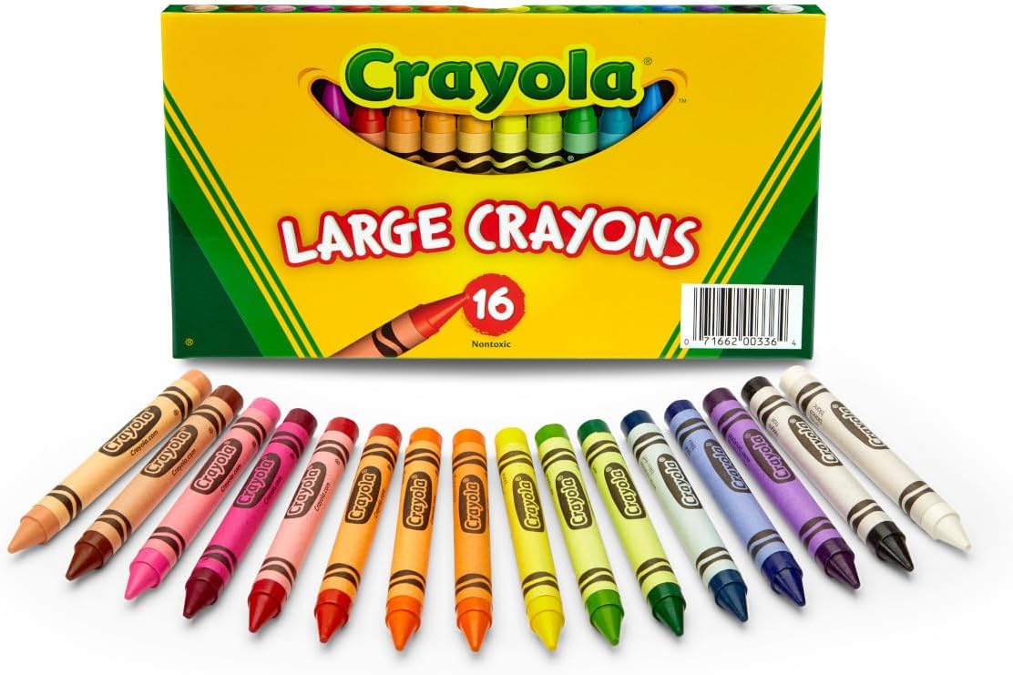 Binney & Smith Crayola(R) Large Crayon Set, Lift-Lid Box, Assorted Colors, Box Of 16 - Image 3