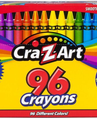 Cra-Z-Art 96ct Crayons in Flip-Top Box with Sharpener