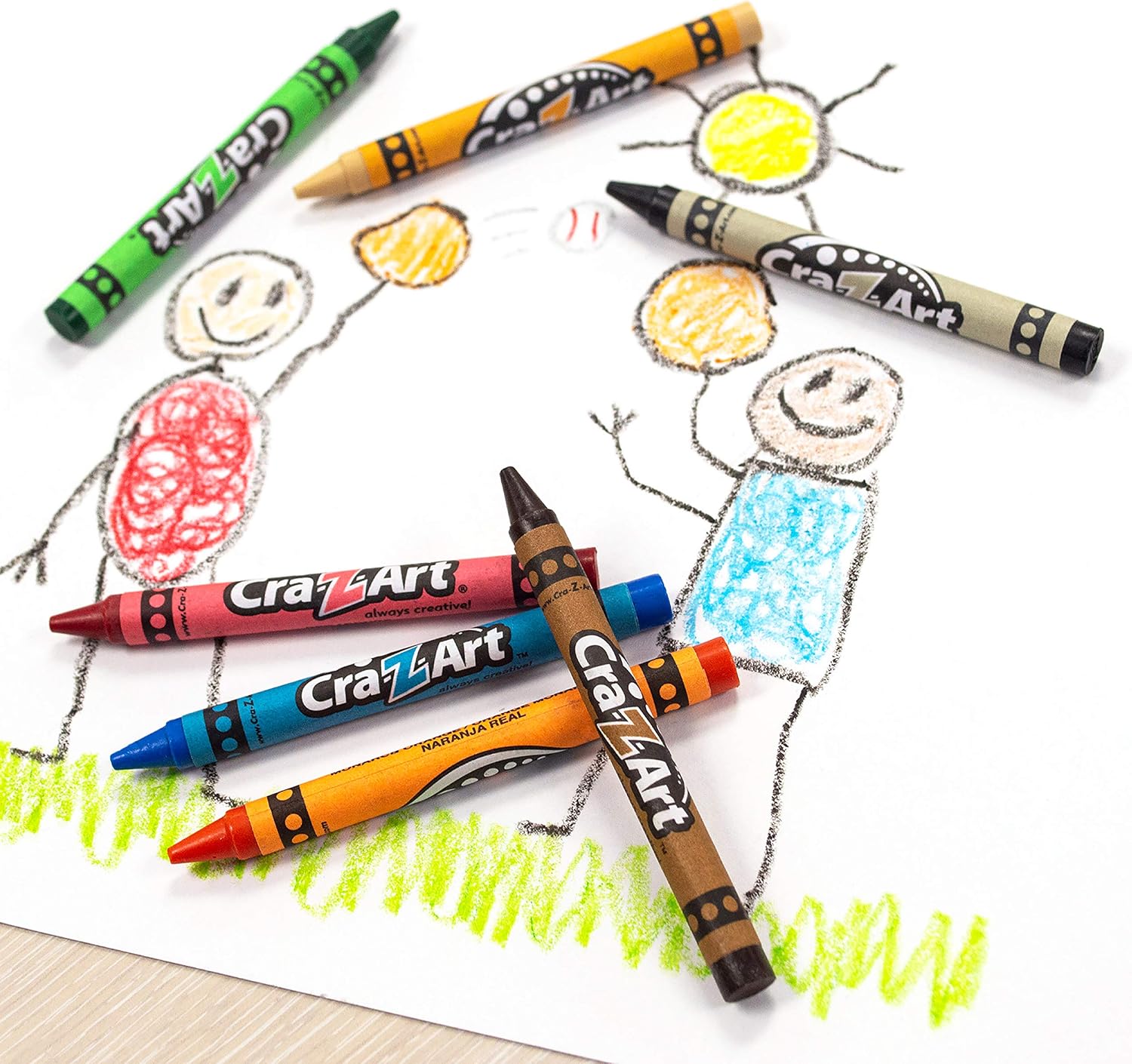 Cra-Z-Art 96ct Crayons in Flip-Top Box with Sharpener - Image 6