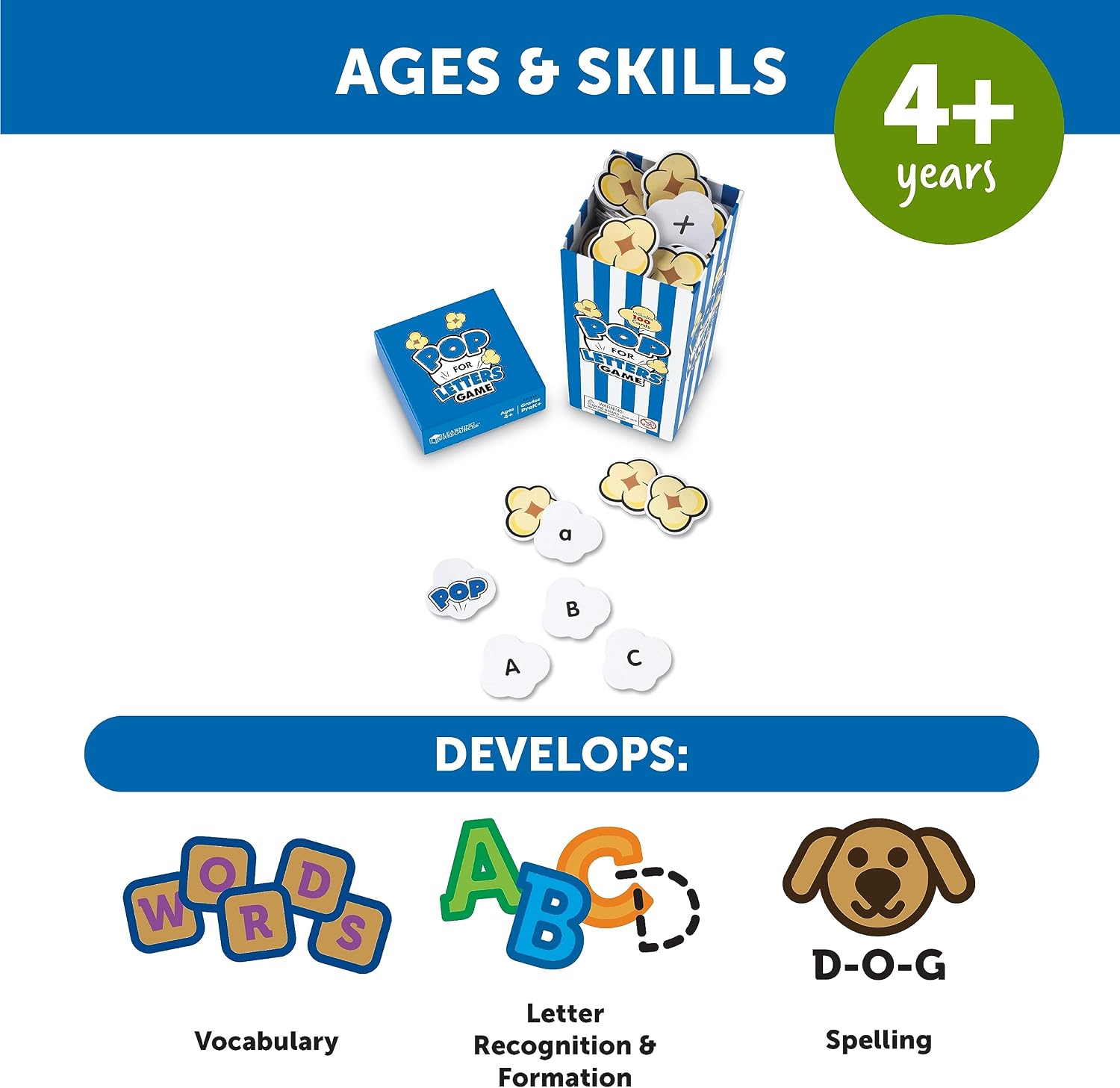 Learning Resources Snap It Up Phonics Word Families | Reading Card Game, Sight Words Flash Cards, Phonics Family Board, ABC Classroom Must Haves, Toddler Activities - Image 5
